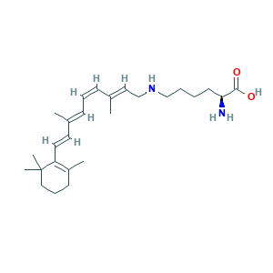 N~6~-[(2Z,4E,6E,8E)-3,7-Dimethyl-9-(2,6,6-trimethylcyclohex-1-EN-1-YL)nona-2,4,6,8-tetraenyl]lysine